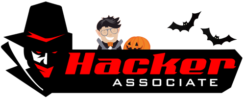 hacker associate halloween logo